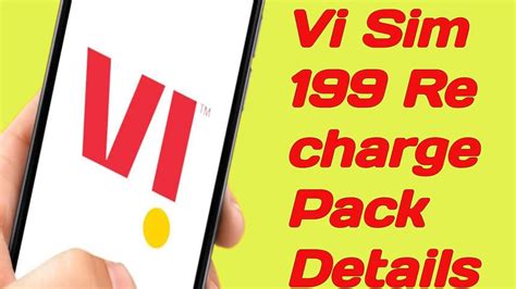 vi 199 recharge details|Vi 199 Prepaid Recharge .